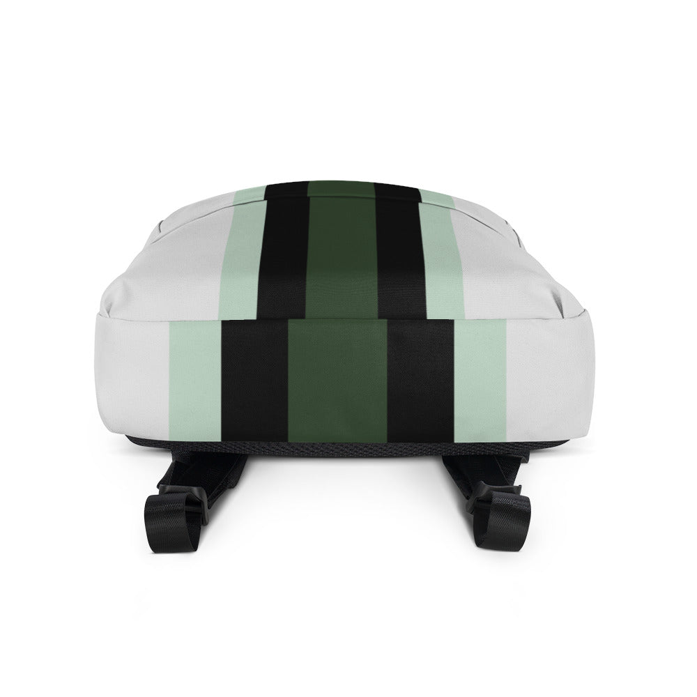 Green Stripe Backpack