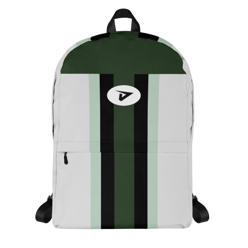 Green Stripe Backpack