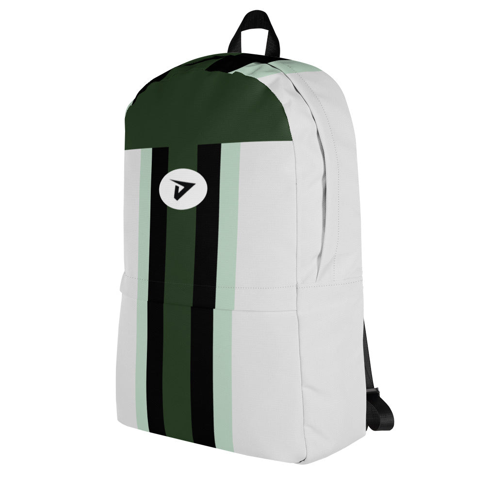 Green Stripe Backpack