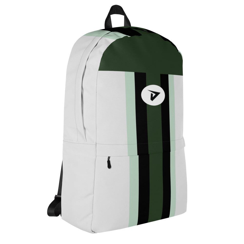 Green Stripe Backpack