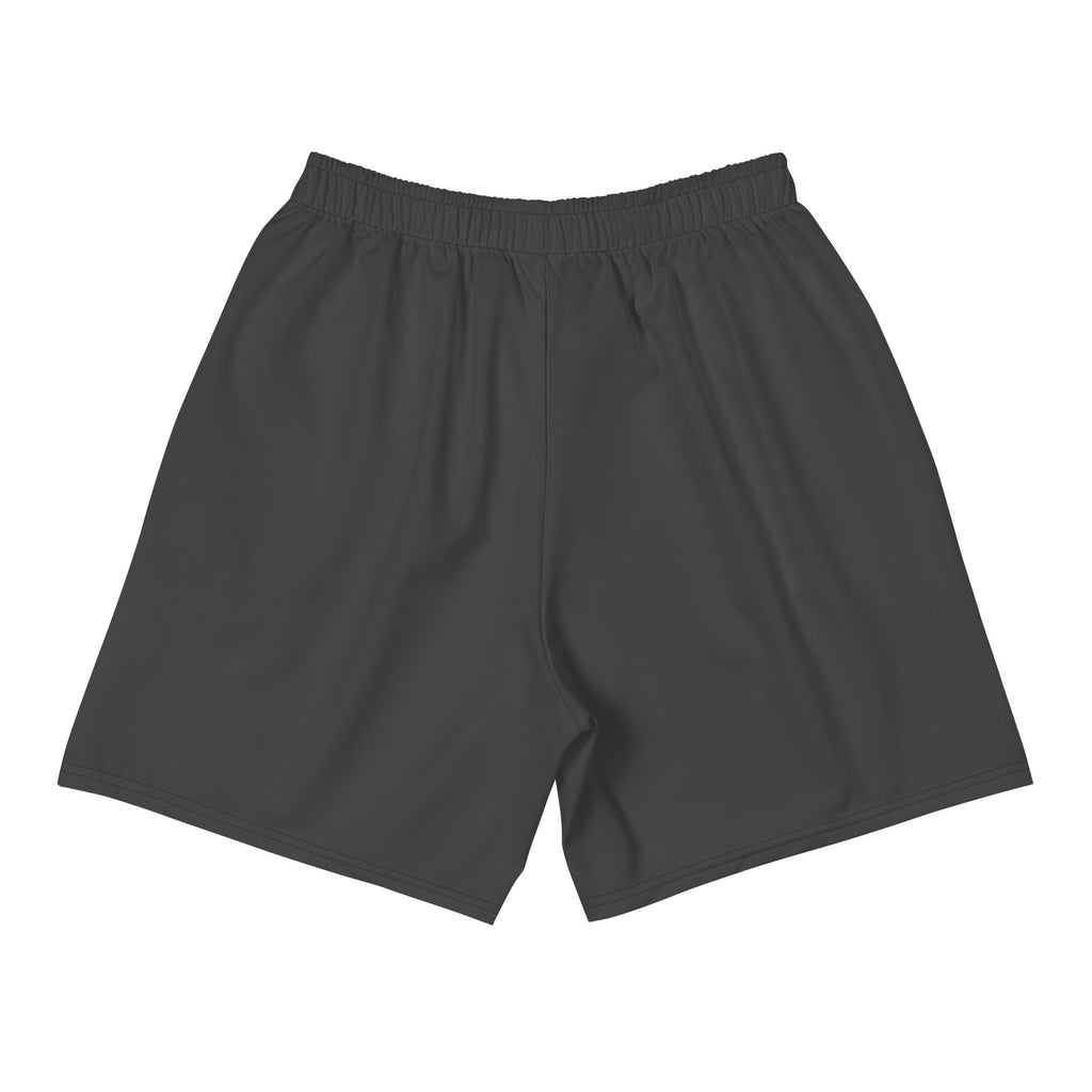 Men's dark gray athletic shorts