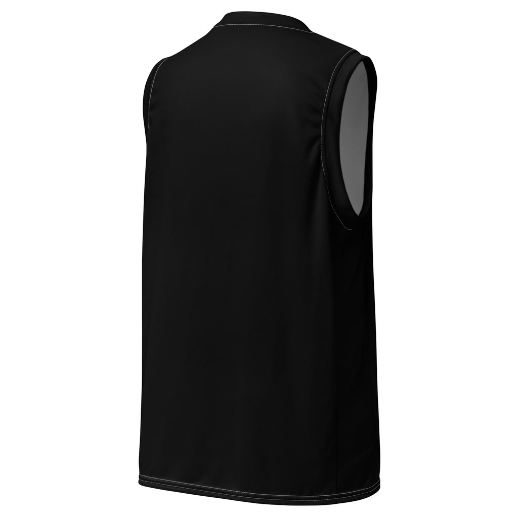 Black basketball jersey