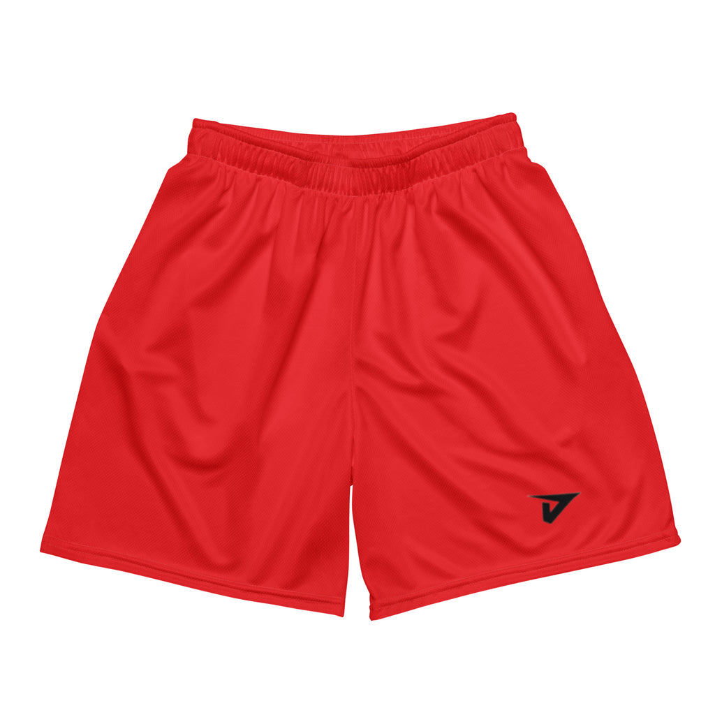 Unisex red shorts