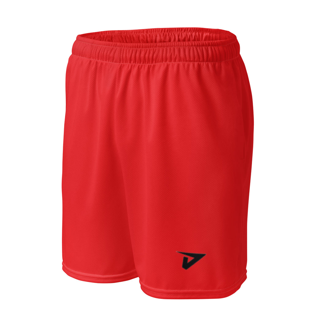 Unisex red shorts