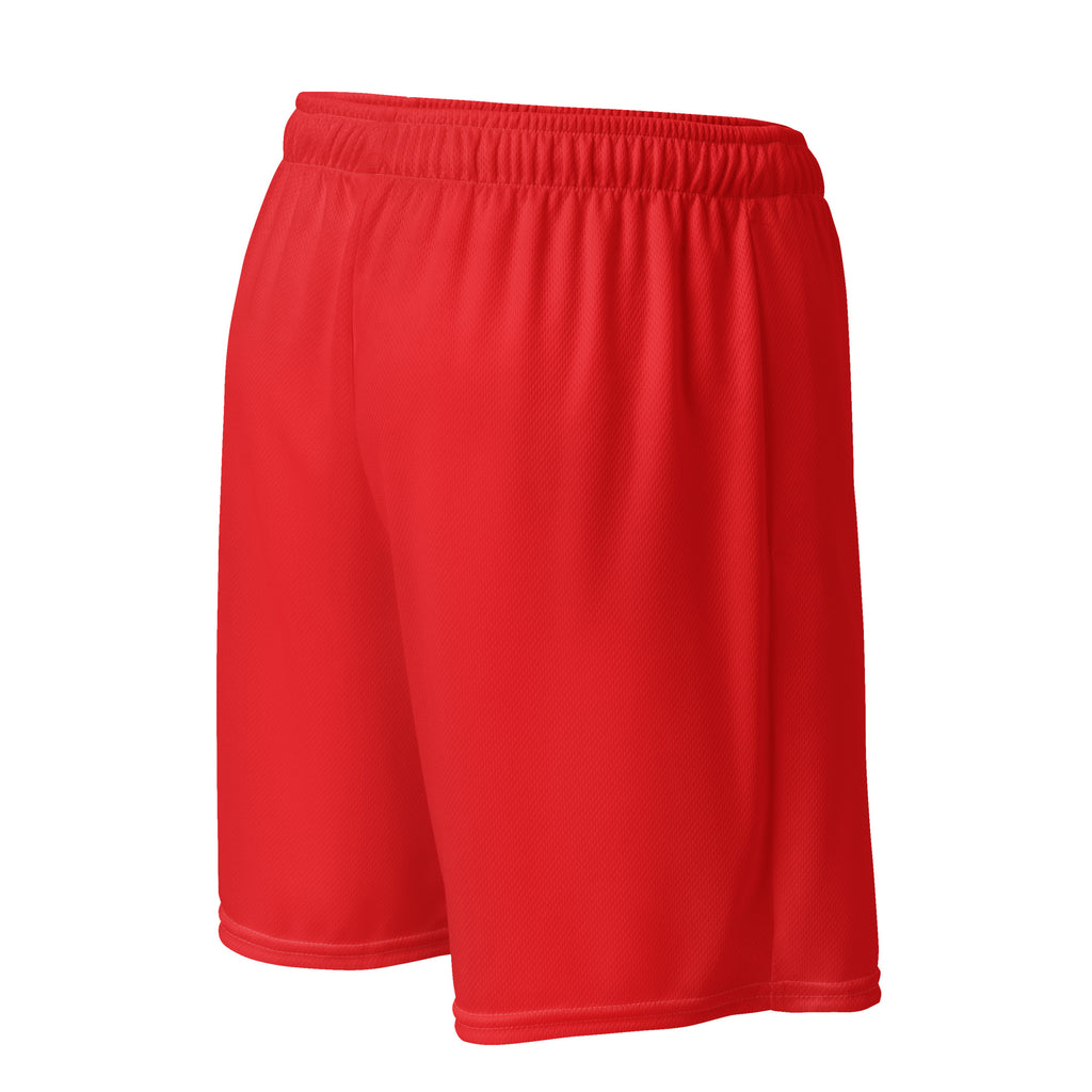 Unisex red shorts