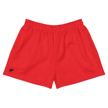 Load image into Gallery viewer, Women’s red Athletic Shorts