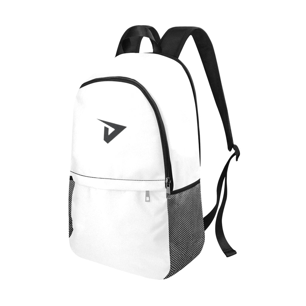 Fabric Backpack with Side Mesh Pockets (1659)