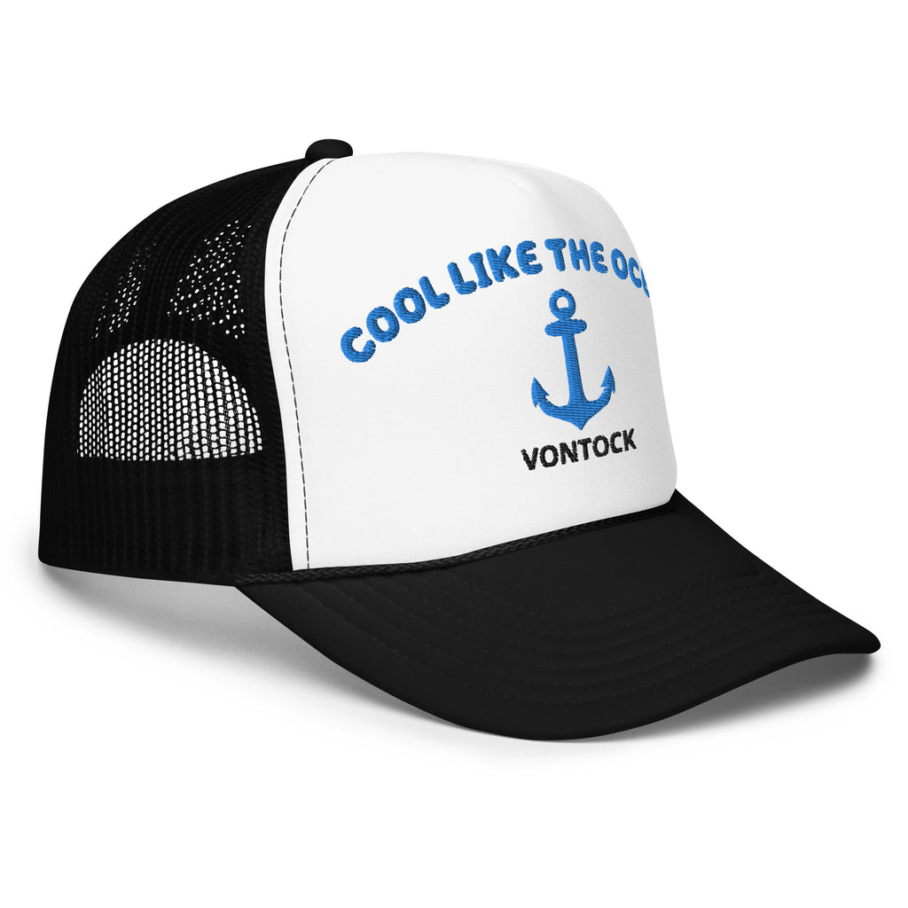 COOL LIKE THE OCEAN FOAM TRUCKER HAT