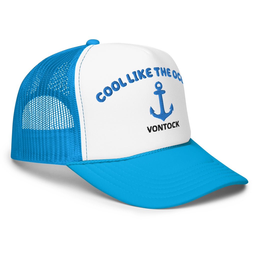 COOL LIKE THE OCEAN FOAM TRUCKER HAT