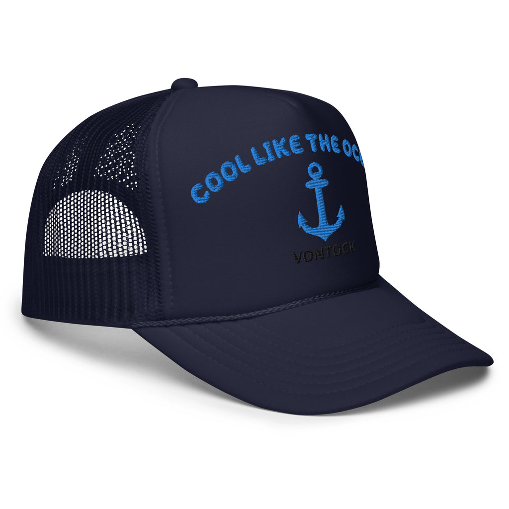 COOL LIKE THE OCEAN FOAM TRUCKER HAT