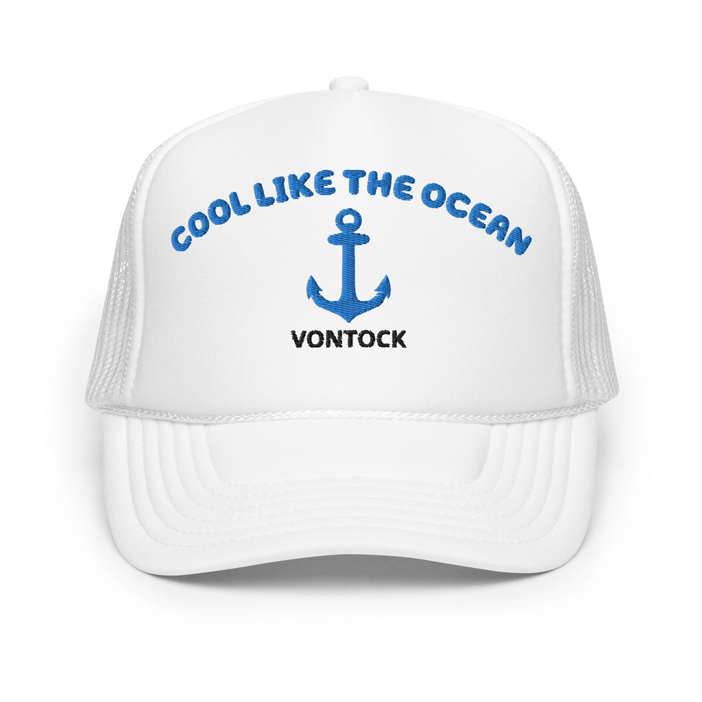 COOL LIKE THE OCEAN FOAM TRUCKER HAT