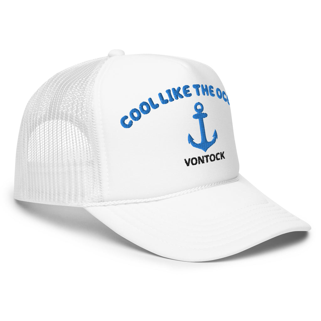 COOL LIKE THE OCEAN FOAM TRUCKER HAT