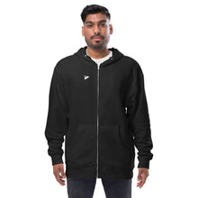 Load image into Gallery viewer, Unisex fleece zip up hoodie