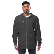 Load image into Gallery viewer, Unisex fleece zip up hoodie