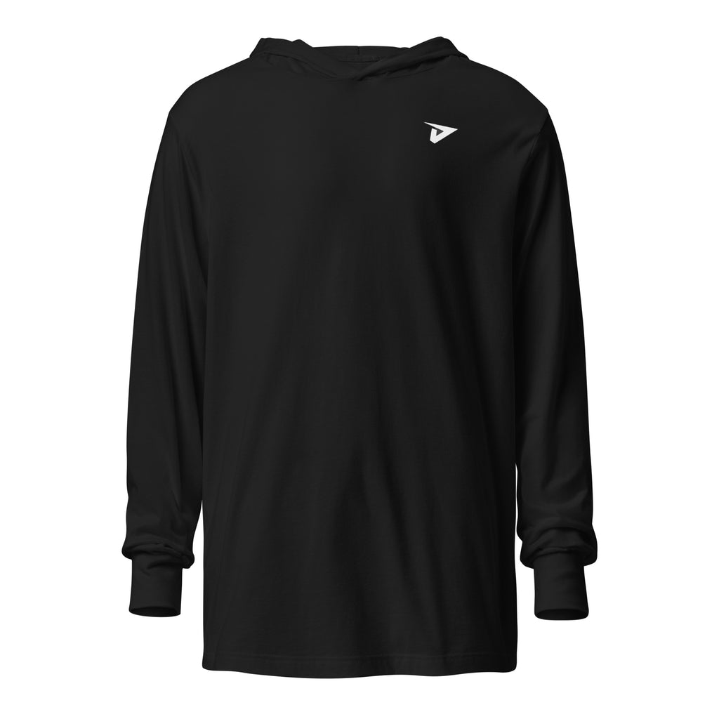 Hooded long-sleeve tee