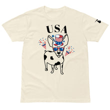 Load image into Gallery viewer, Unisex Usa Dog T shirt