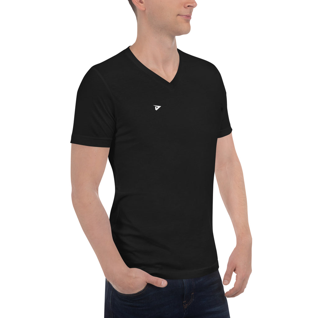 Unisex Short Sleeve V-Neck T-Shirt